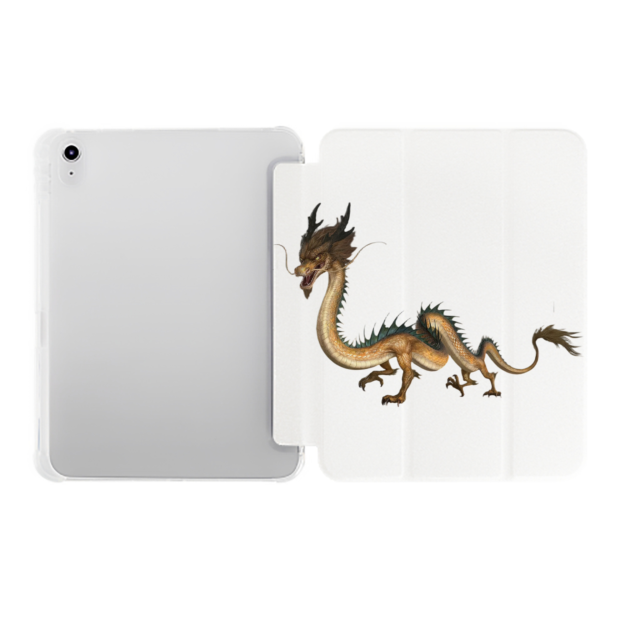 （画像用） Ne Zha 2 ナタ 魔童の大暴れ IPad ケース ペン収納付き 三つ折りスタンド PUレザー×シリコン 対応機種9.5/10.5/10.9インチ